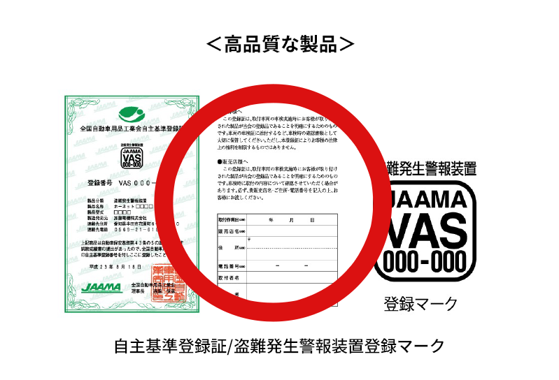 高品質な製品