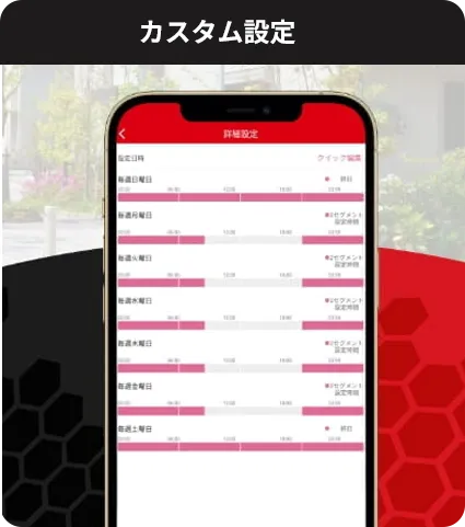 カスタム設定